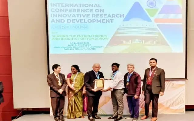 Amit Subramanyam Wins Best Research Paper Award at ICIRD-2025