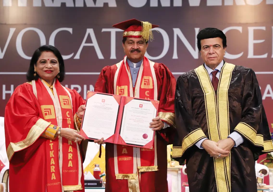 Dr Thumbay Moideen honoured with two prestigious doctorates in 2025
