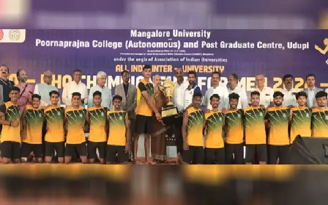Mangalore University Grabs National Kho-Kho Crown with Thrilling 11-10 Win