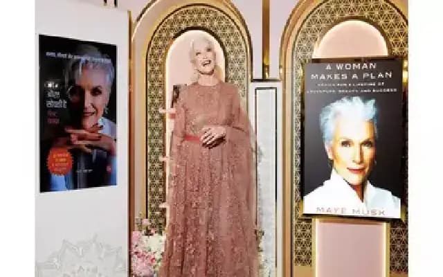 Maye Musk Celebrates 77th Birthday and Launches Hindi Edition of Her Memoir in Mumbai