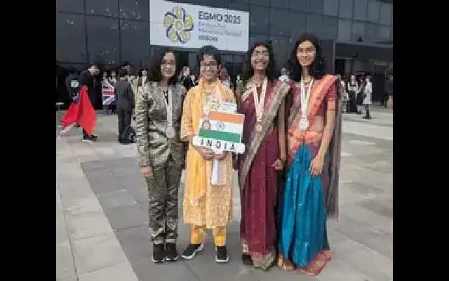 Indian Girls Shine at Global Math Olympiad in Kosovo