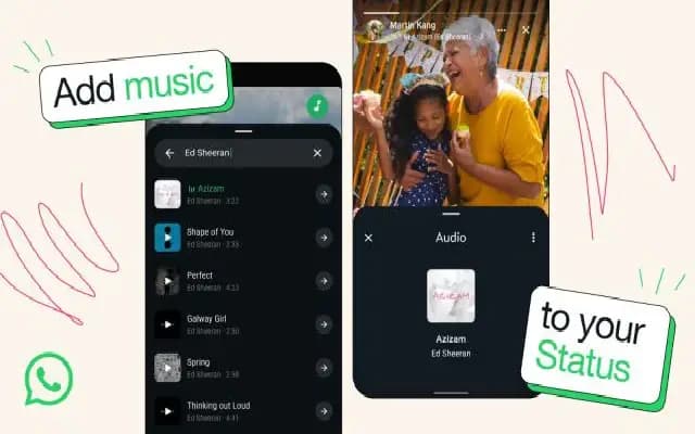 WhatsApp Introduces Music Feature for Status Updates