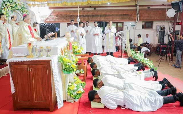 Five new Priests ordained in Mangalore diocese amidst celebration and hope