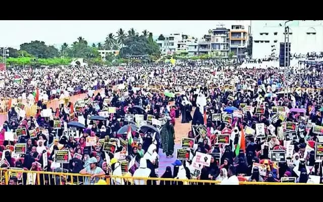 BJP Demands Legal Action Over Protest on Waqf Act Amendments in Shivamogga