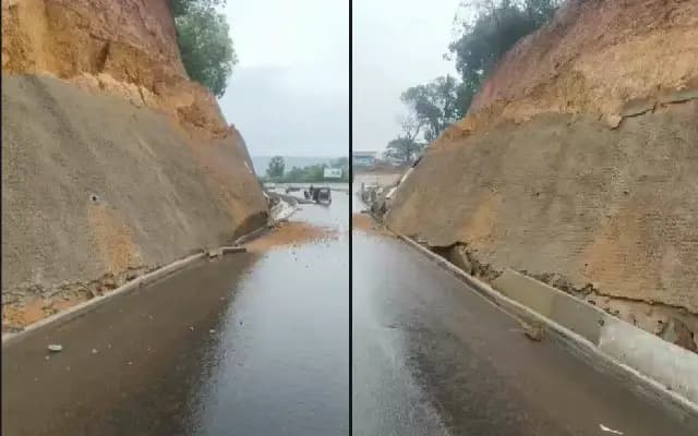 Landslide Fear Looms at Kethikkal Hill, NH-169 Travel Risk Grows