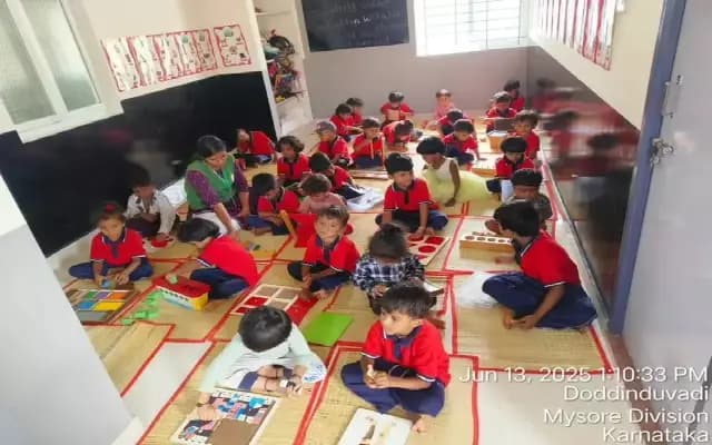 New English-Medium Anganwadi Brings Hope to Rural Children in Doddinduvadi