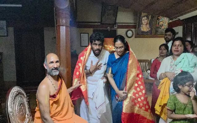 BJP’s Annamalai Offers Ashlesha Bali Seva at Kukke Subrahmanya Temple