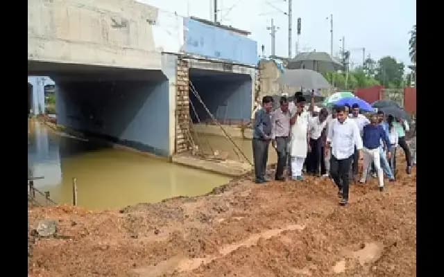 Early Rains Delay Mahakalipadpu Railway Underpass Work; MP Seeks Speedy Completion