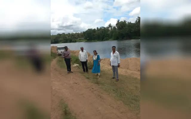 Massive Crackdown on Illegal Sand Mining in Maddur