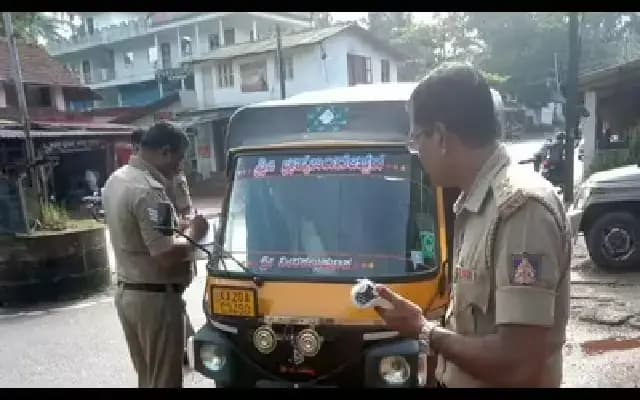 Udupi Police Crack Down on Unsafe School Transport; 282 Cases Booked