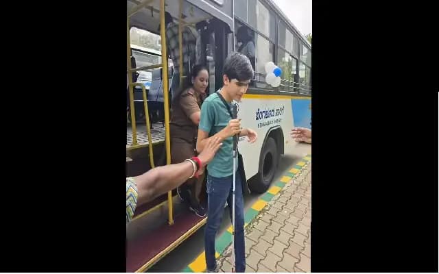 BMTC’s ‘OnBoard’ Tech Empowers Visually Impaired Commuters in Bengaluru