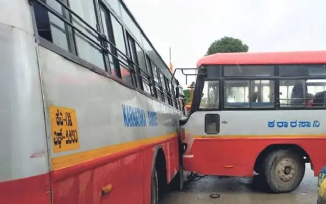 KSRTC Buses Collide in Shiradi Ghat; 25 Injured, 9 Seriously Hurt