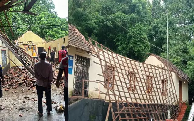 Roof Collapse at Mangaluru Preschool Leaves One Injured