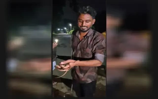 Slithery Surprise in Udupi Auto: Driver Flees as Snake Emerges Mid-Ride
