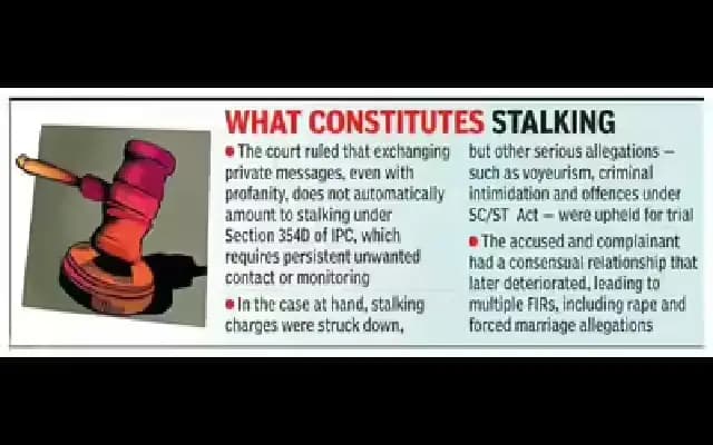 Abusive Private Chats Not Equal to ‘Stalking’, Rules Karnataka High Court