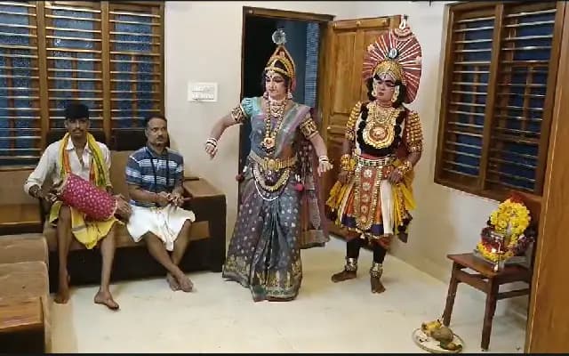Rain or Shine, Yakshagana Lives On: Artists Keep Tradition Alive Through ‘Gejje Seva’