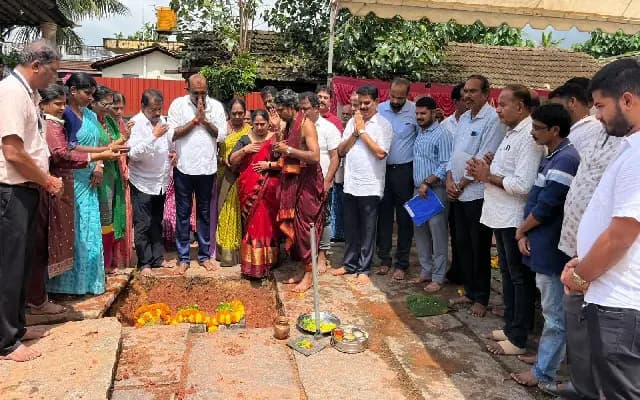 ₹3.5 Cr Parkala Market Complex Foundation Laid by MLA Yashpal Suvarna