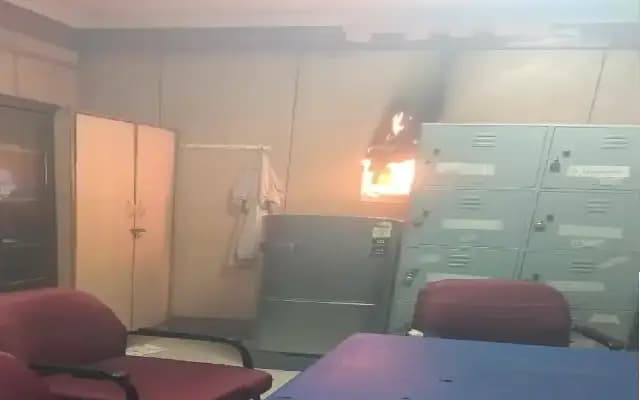 Fire at Victoria Hospital Burns Block; 26 Patients Safely Evacuated