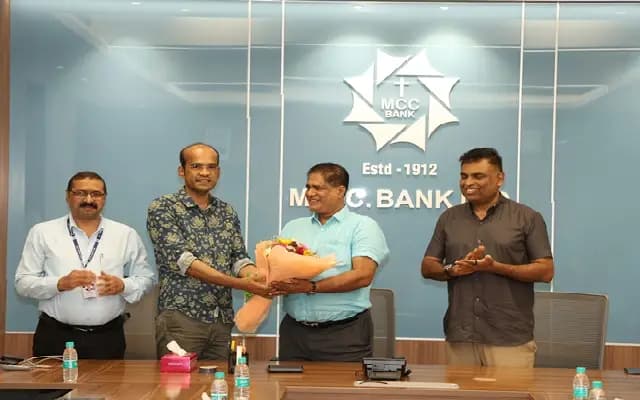 NRI Entrepreneur Franky D’Souza Visits MCC Bank, Pledges Support for NRI Outreach