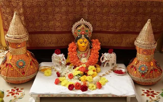 Mahalakshmi Puja Marks Glorious End to National Festivities at Mangaladevi Temple