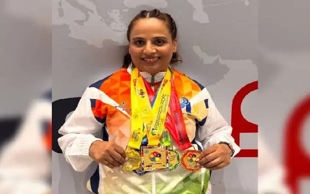 Udupi mother of three sets Asian powerlifting record with 208 kg deadlift