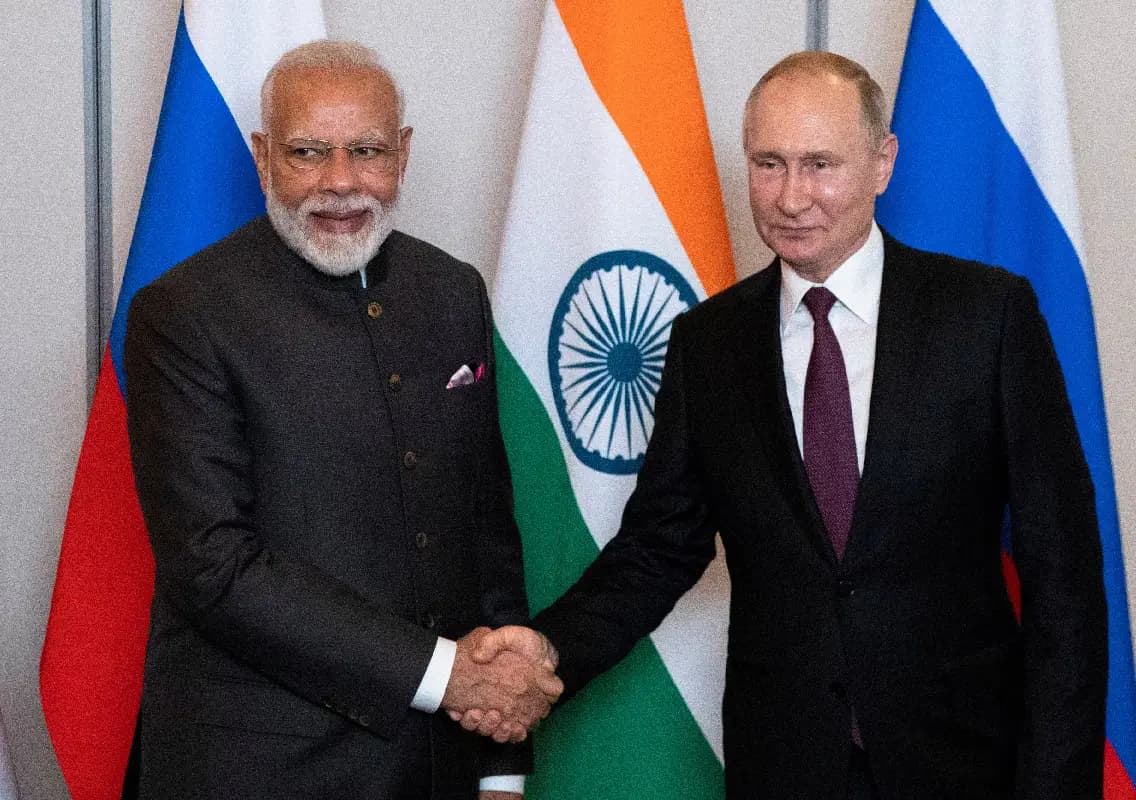 Modi emphasises India-Russia ties amid US trade tensions