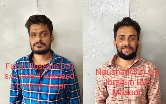 Two arrested with MDMA worth ₹95,500 in Ullal police raid