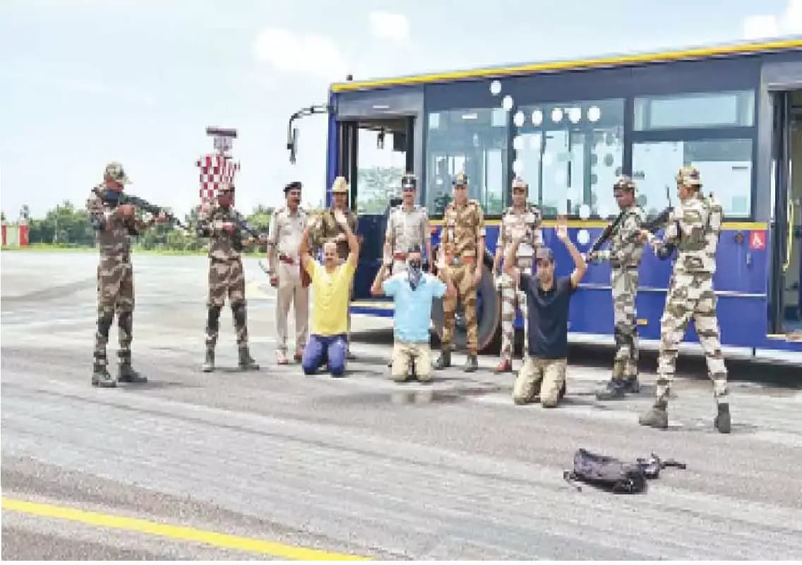 Anti-hijack drill tests security readiness at Mangaluru airport