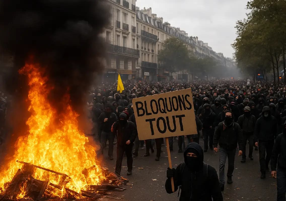 France erupts in “Block Everything” protests as new prime minister takes office