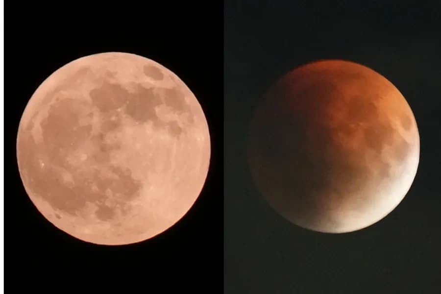Blood Moon Lunar Eclipse Stuns India with Over 80 Minutes of Totality