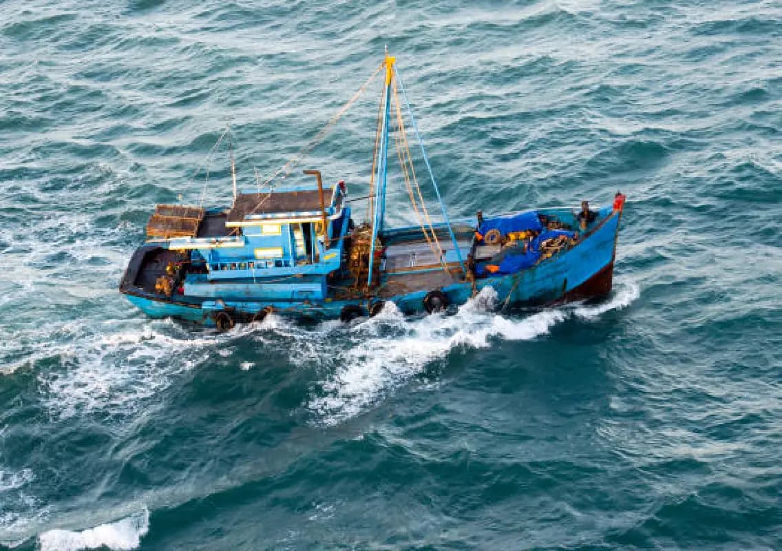 Fishermen rescued after trawler drifts ashore near Ullal