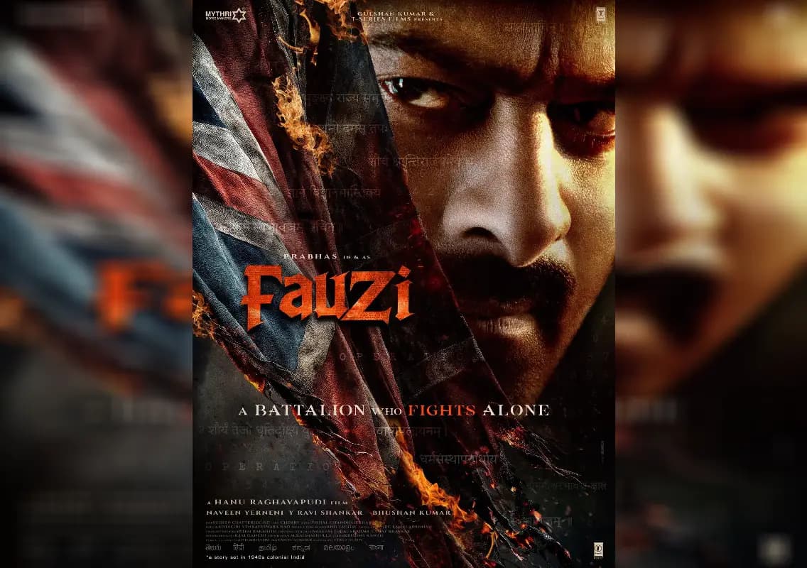 Prabhas and Hanu Raghavapudi’s war drama titled Fauji, first look out