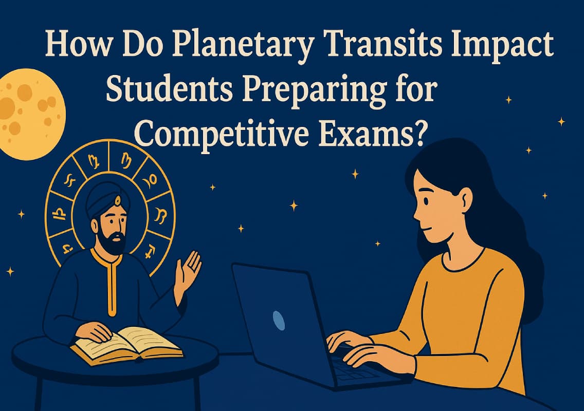 How Do Planetary Transits Impact Students Preparing for Competitive Exams?