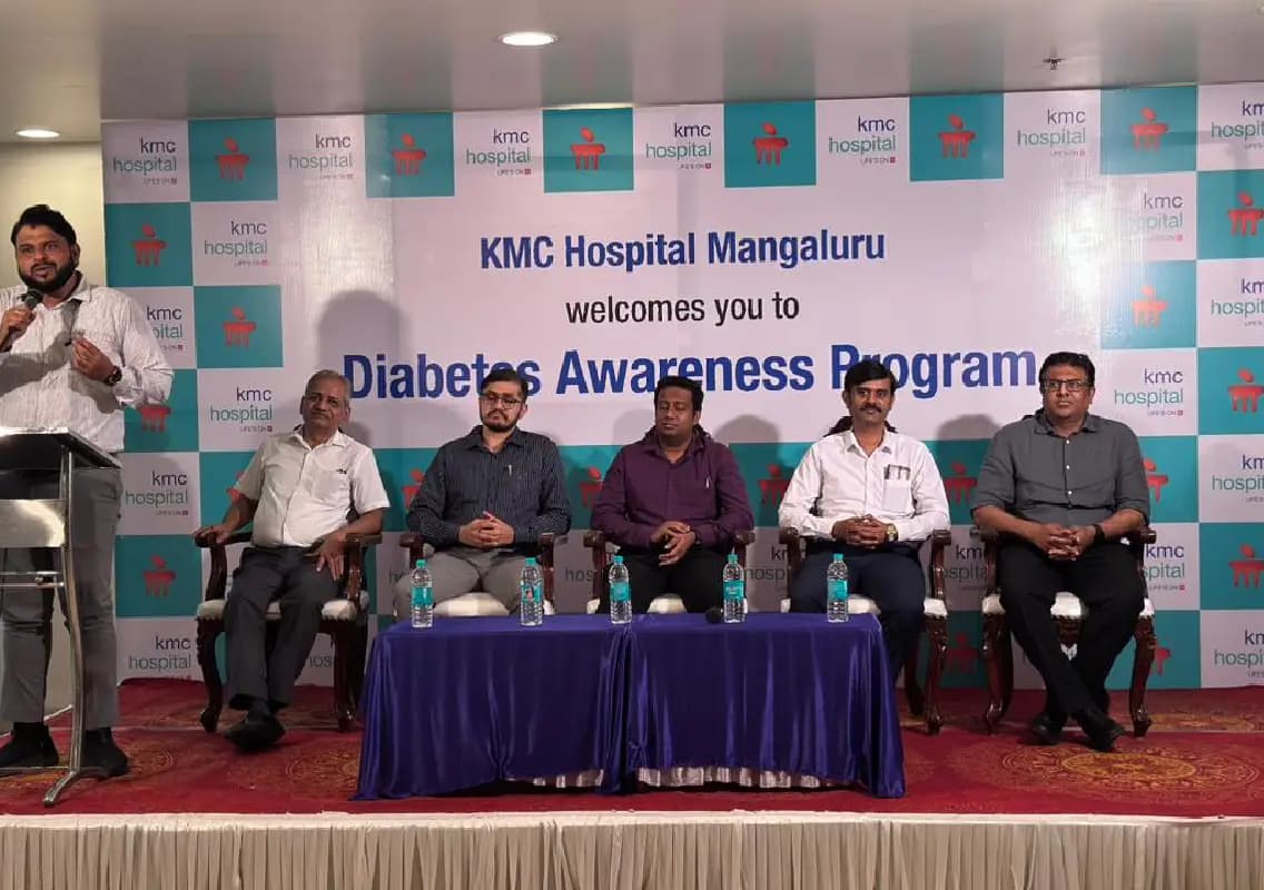 KMC Hospital Mangaluru Hosts Public Awareness Talk on World Diabetes Day