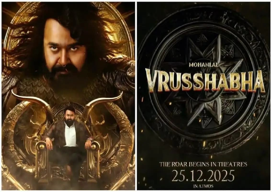 Mohanlal’s epic Vrusshabha to roar into cinemas this Christmas: Watch