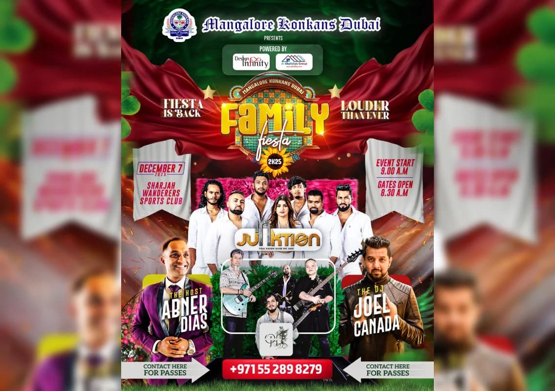 Mangaluru Konkans Dubai launches tickets for much-awaited Family Fiesta 2025