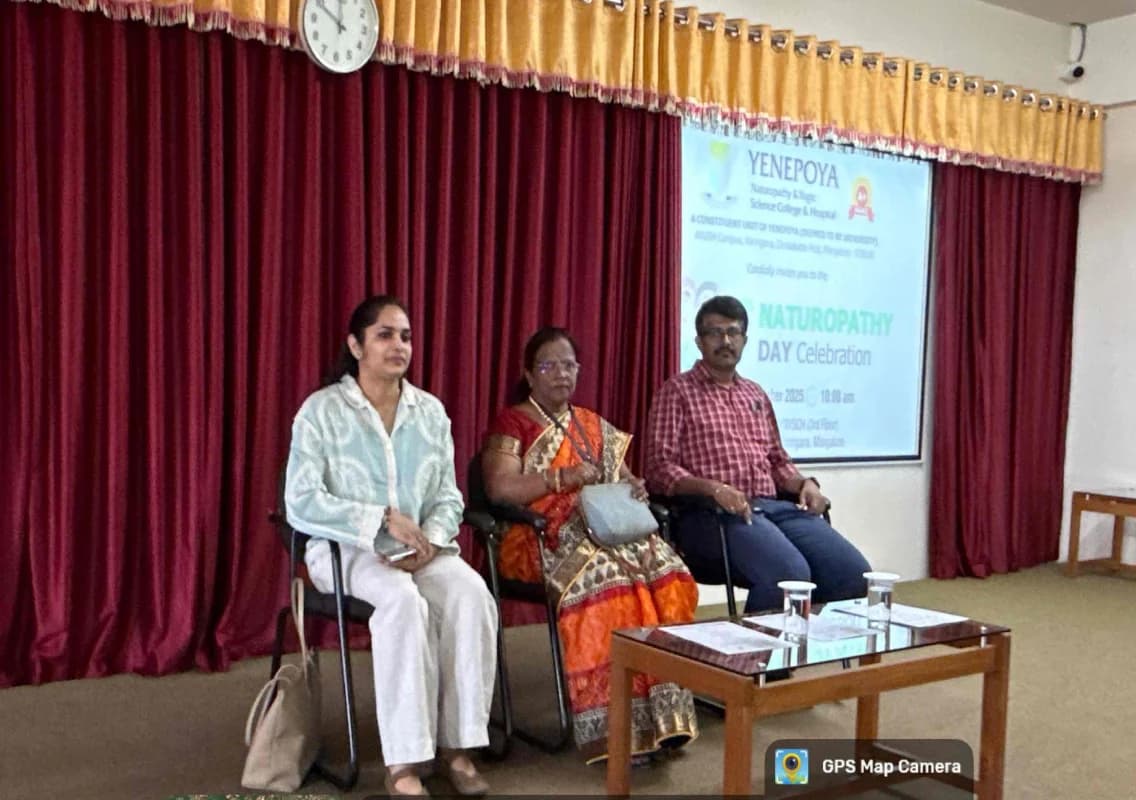 Yenepoya organises free naturopathy and yoga camp on National Naturopathy Day