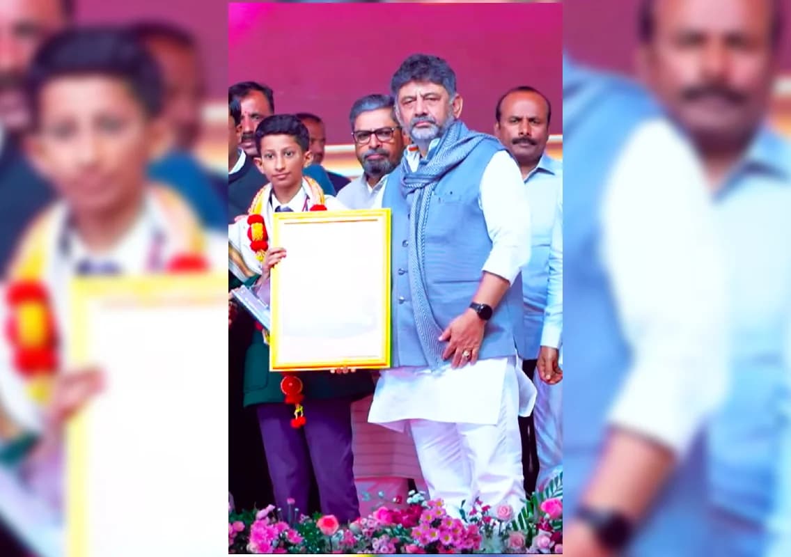 Deepesh Shenoy honoured with Karnataka’s Hoysala Shourya Award