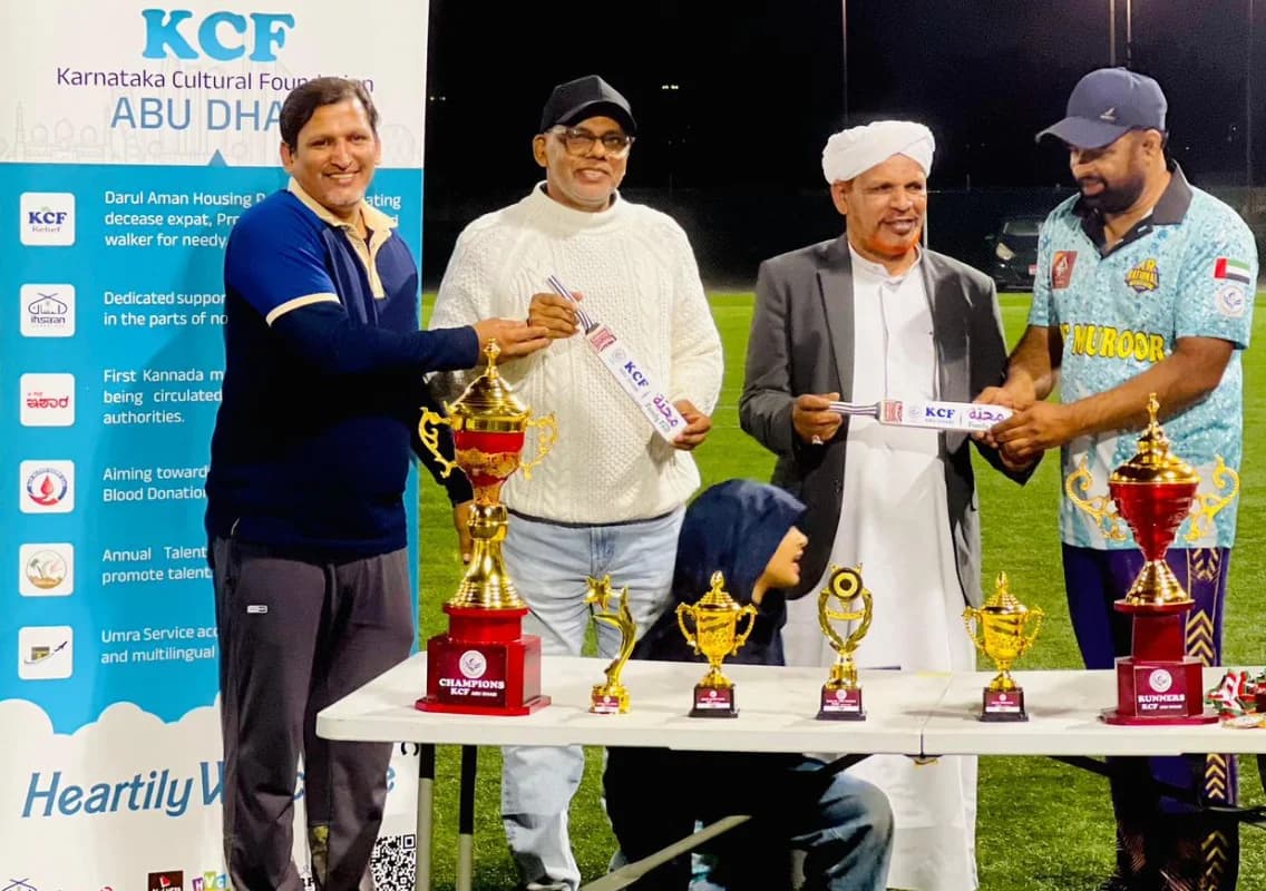 KCF Abu Dhabi Successfully Hosts Mahabba Trophy Community Cricket Tournament