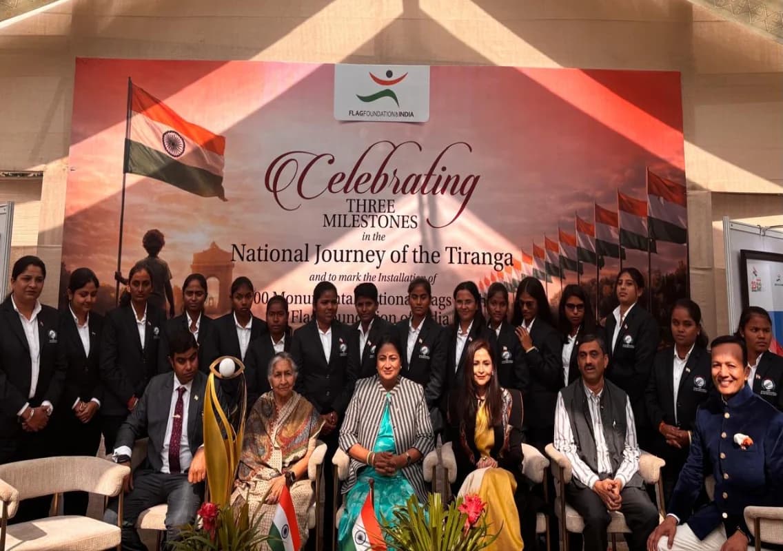 Women’s Blind Cricket World Champions honoured at Tiranga celebration in Delhi