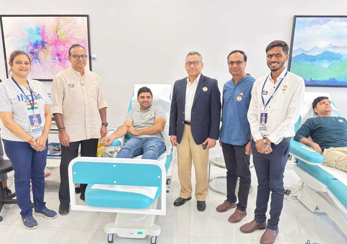 FOI Events with Indian Consulate Marks Indian Republic Day with Mega Blood Donation Camp in Dubai