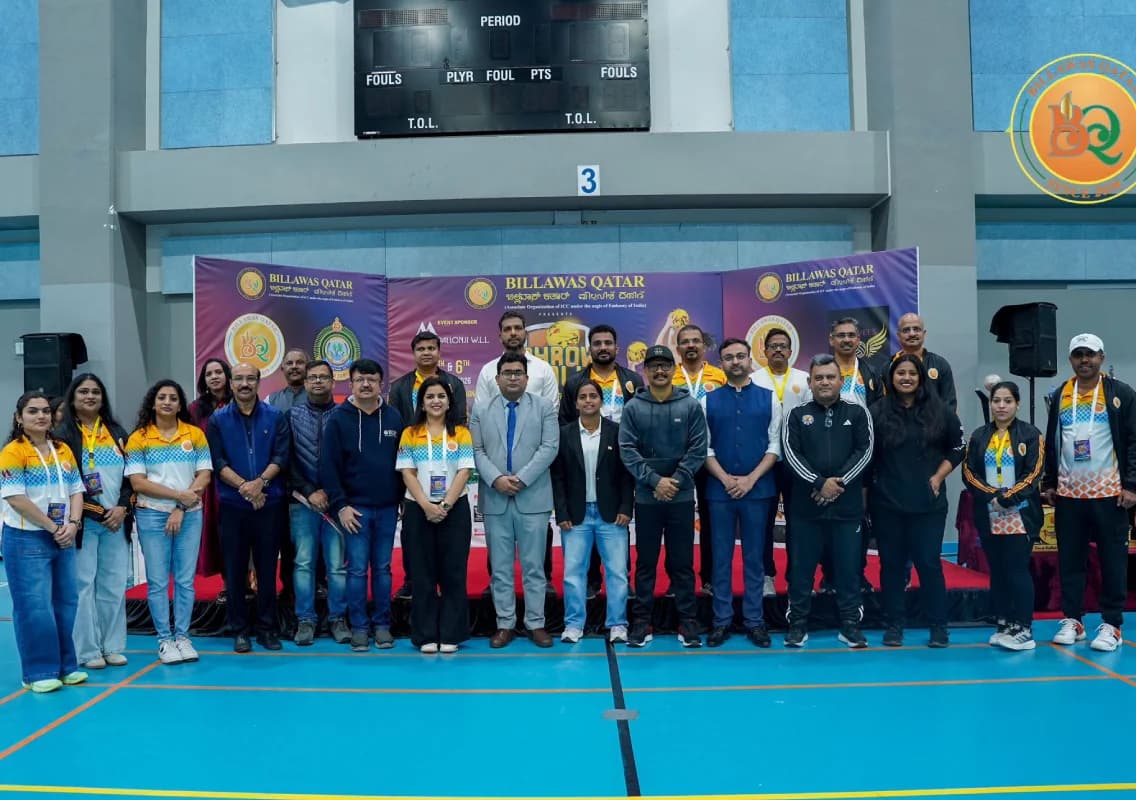 Billawas Qatar hosts grand throwball tournament in Doha