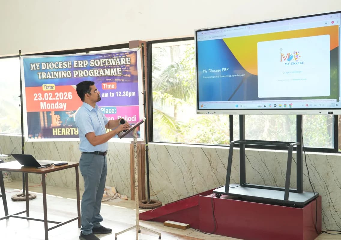 Diocese of Mangalore Modernises Administration with ‘My Diocese’ ERP Software Training