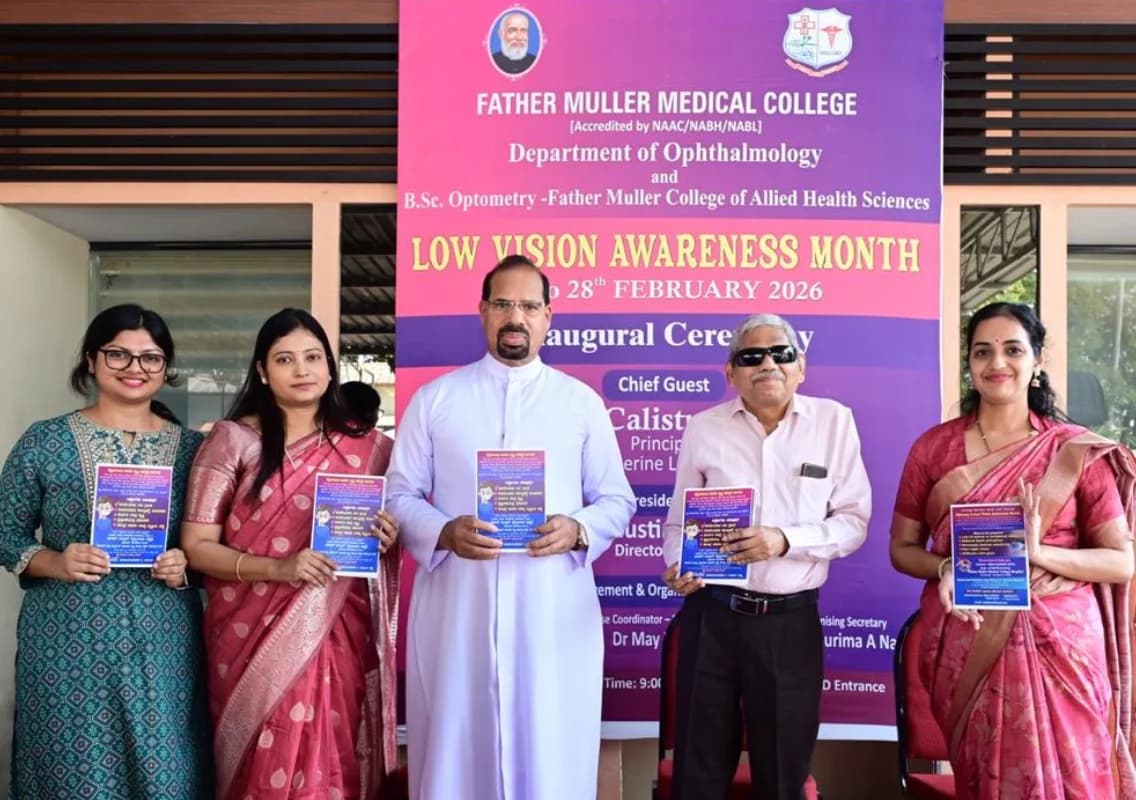Low Vision Awareness Month inaugurated at Father Muller