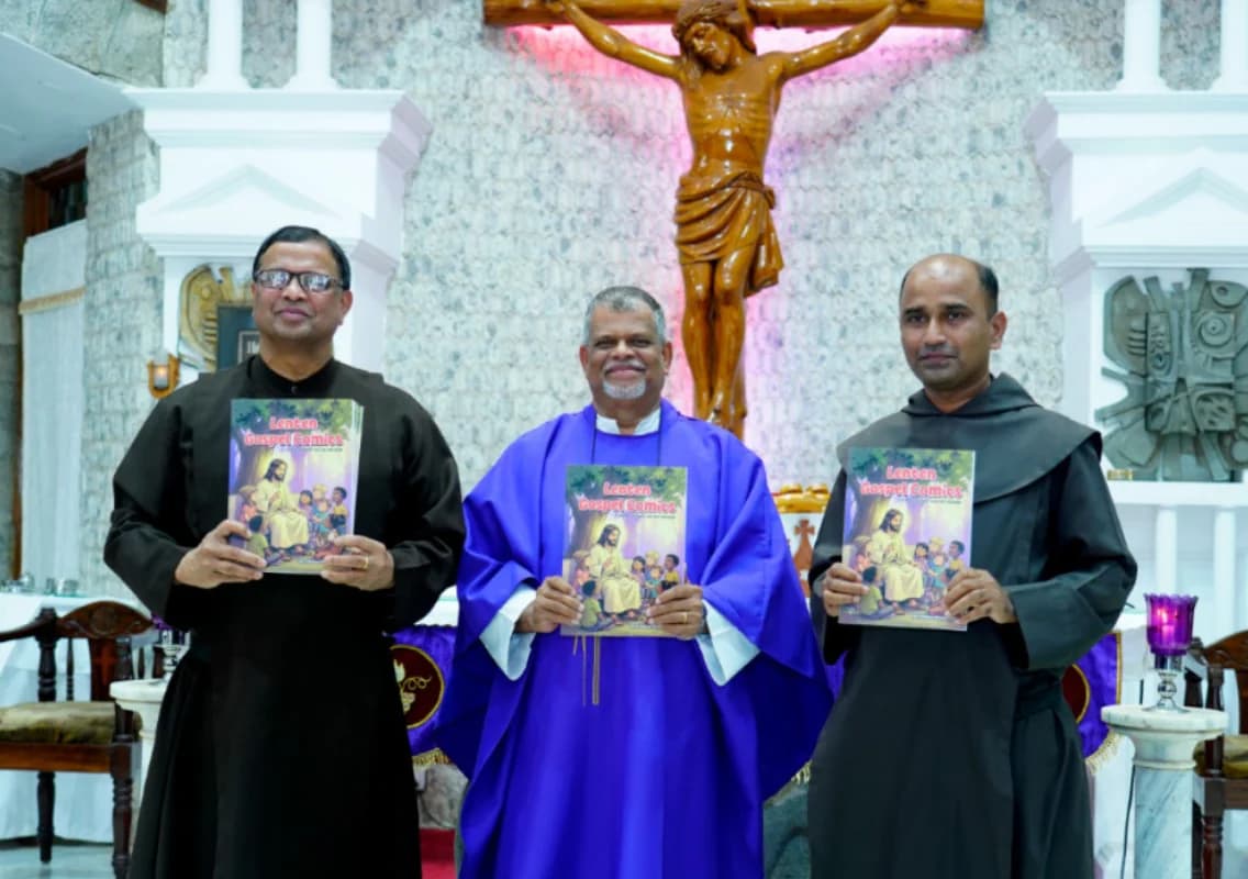 ‘Lenten Gospel Comics’ released at Infant Jesus Shrine