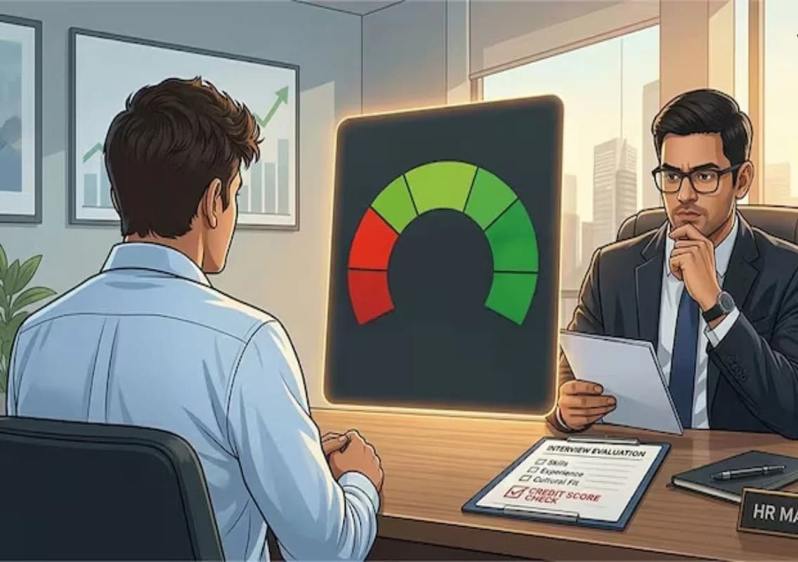 Does credit score matter for bank jobs in India?