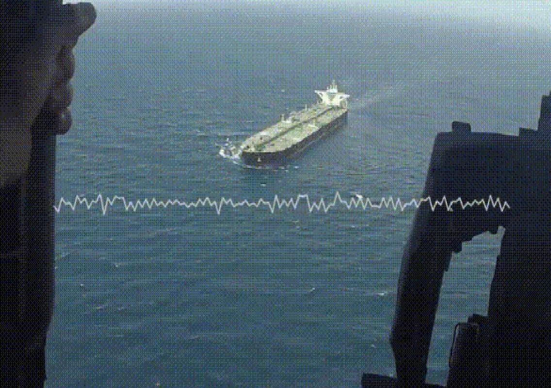 US Navy diverts ship amid Iran blockade video