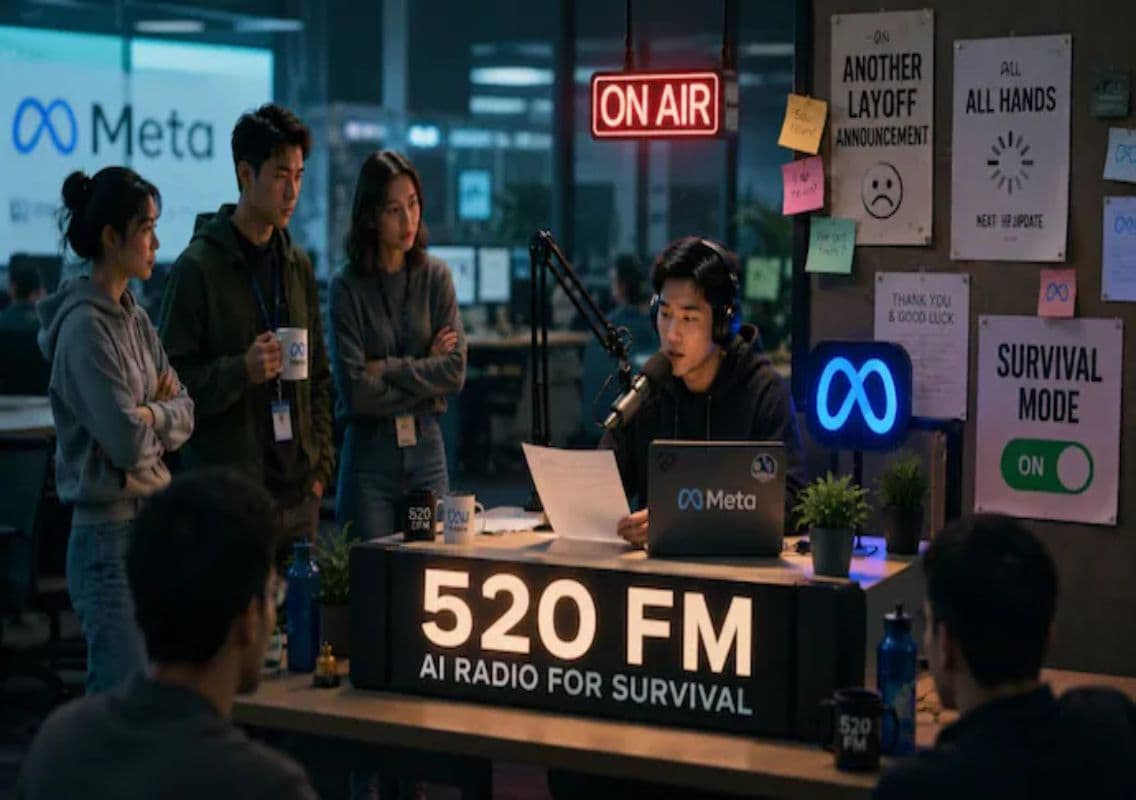 Meta layoffs spark AI radio trend among staff