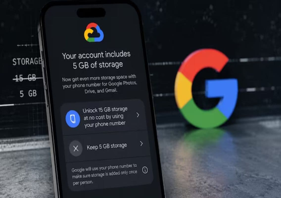 Google may limit free Gmail storage to 5GB without phone