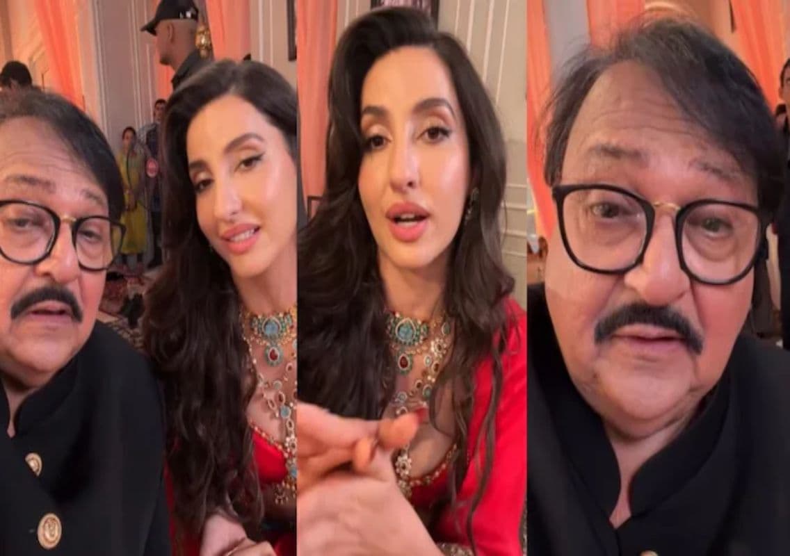 Rakesh Bedi, Nora Fatehi dance video goes viral